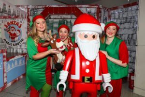 Book your place this Christmas at Santa's Magic Grotto this November and December at intu Merry Hill. Visit your very own magical corner of Lapland and be greeted by one of Santas elves on arrival, where you will be inducted into the secret reindeer clan and given your very own reindeer antler and the all-important passport containing the magical Christmas chant. Once inside the reindeer stables you will be treated to an entertaining and magical performance from two of Santas very special elves, Trixie and Tweedy, together with their baby Reindeer, Skidda. Keep an eye out for the magic North Pole though and if you see the magic lights begin to dwindle, tell the elves as theyll need your help to restore the Christmas magic. Look out too, for extra elf and reindeer fun all around you; especially those reindeer - wind bubbles! The elves arent the only ones with magic in their fingertips this year either, even Santa has a trick up his sleeve for each child, resulting in a magic token for the free, exciting gift at the end of your visit. Book tickets Prices Children - £6.50 Adults - £1.00 Family Ticket £12.50 (2 Adults, 2 Children) All children will receive a Playmobil gift from Santa's workshop. (Please be aware that grotto guests between the ages of 0-18m will not receive a Playmobil gift and a selection of age appropriate gifts will be available. All gifts are subject to availability.) Book tickets Grotto Times November Weekdays - 10:00  13:00 | 14:00  18:00 Saturday - 10:00  13:00 | 14:00  18:00 Sunday - 11:00  17:00 December Thu 1  Fri 2 - 10:00  13:00 | 14:00  18:00 Sat 3  Sat 24 Weekdays - 10::00  20:00 Saturday - 10:00  20:00 Sunday - 11:00  17:00Picture by Shaun Fellows / Shine pix