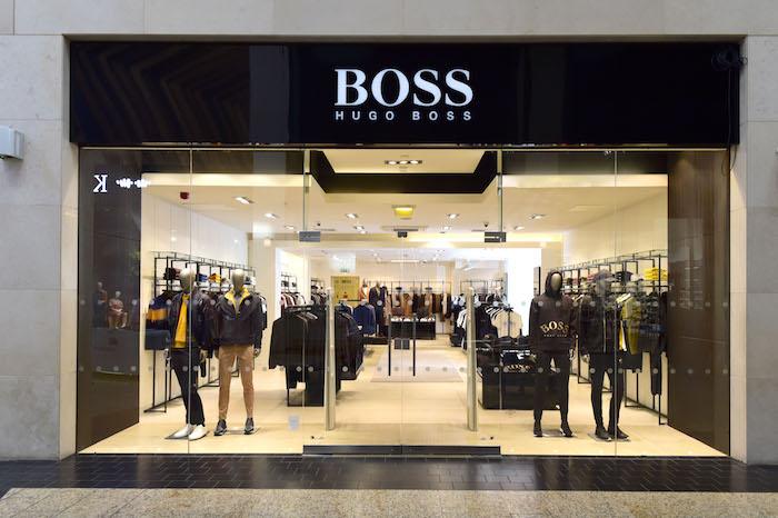 New Hugo Boss store at Silverburn shopping centre. Copyright photo by Paul Chappells, 07774730898 www.paulphoto.co.uk