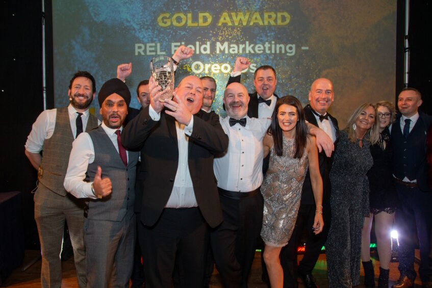 Photo by Aniseed. Dan Ghadimi, Bowimi presented the award to the REL Weetabix team.