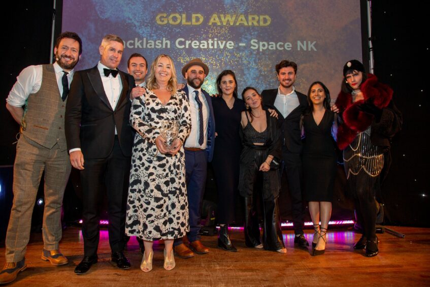 Photo by Aniseed. Dan Ghadimi present the award