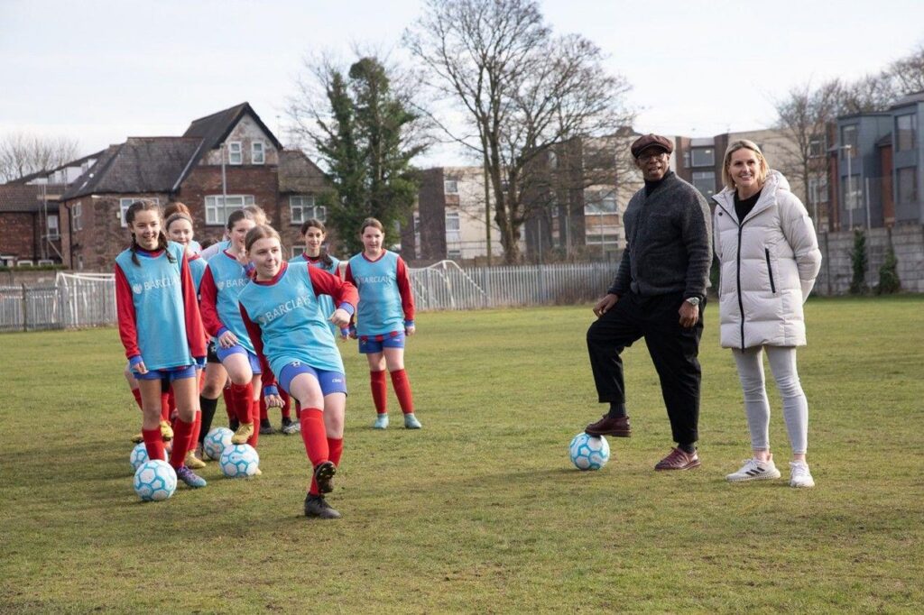 Ian Wright & Kelly Smith BarclaysVIY