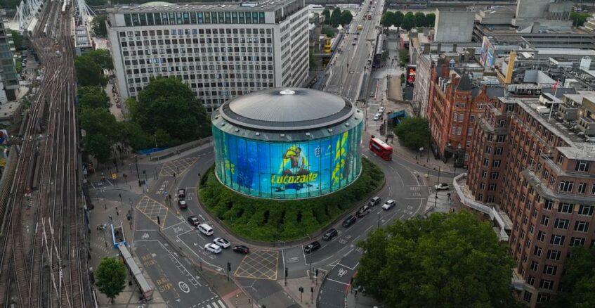 Zeal delivers Lucozade Sport takeover at BFI IMax Waterloo